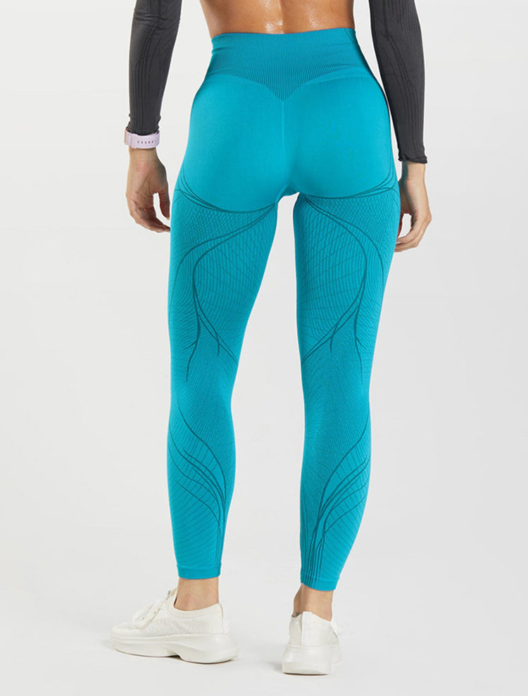 Legging à motif rayé